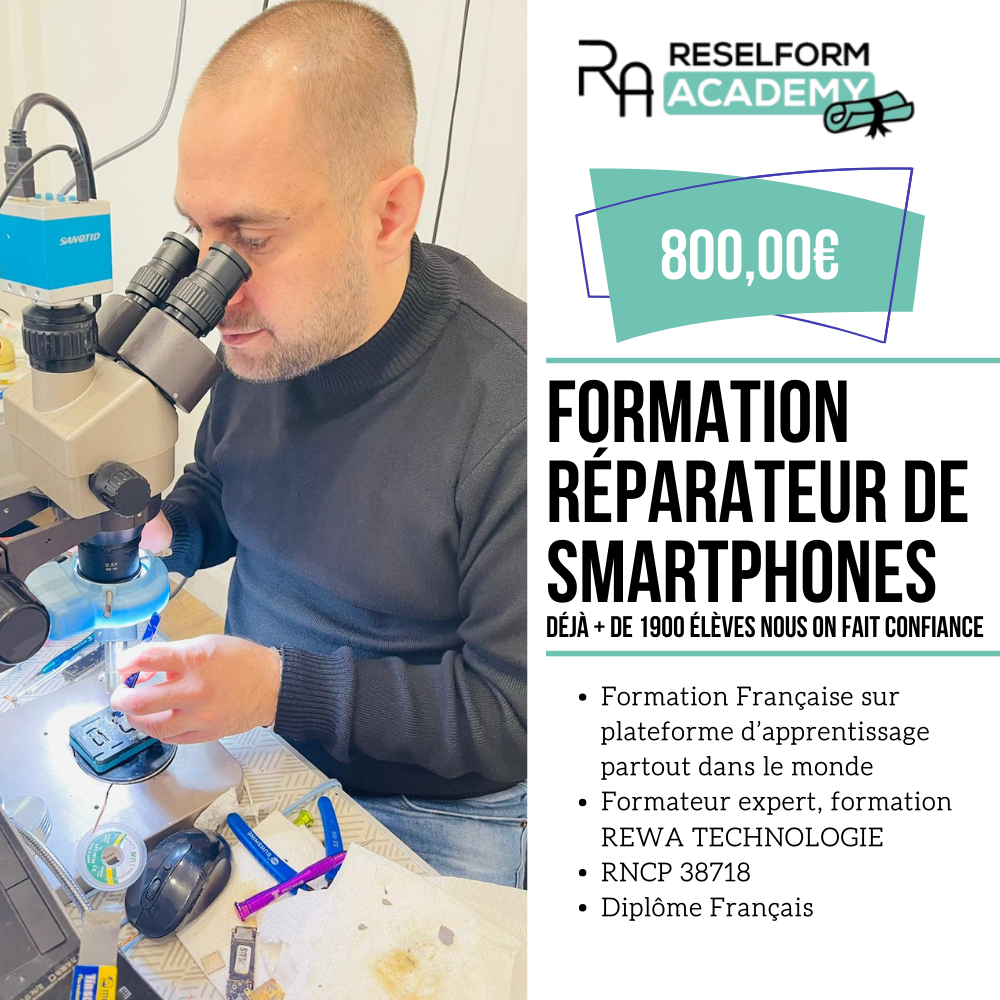 formation réparation smartphone en ligne