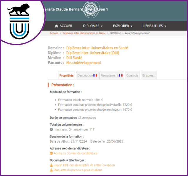 formation neuropsychologie en ligne
